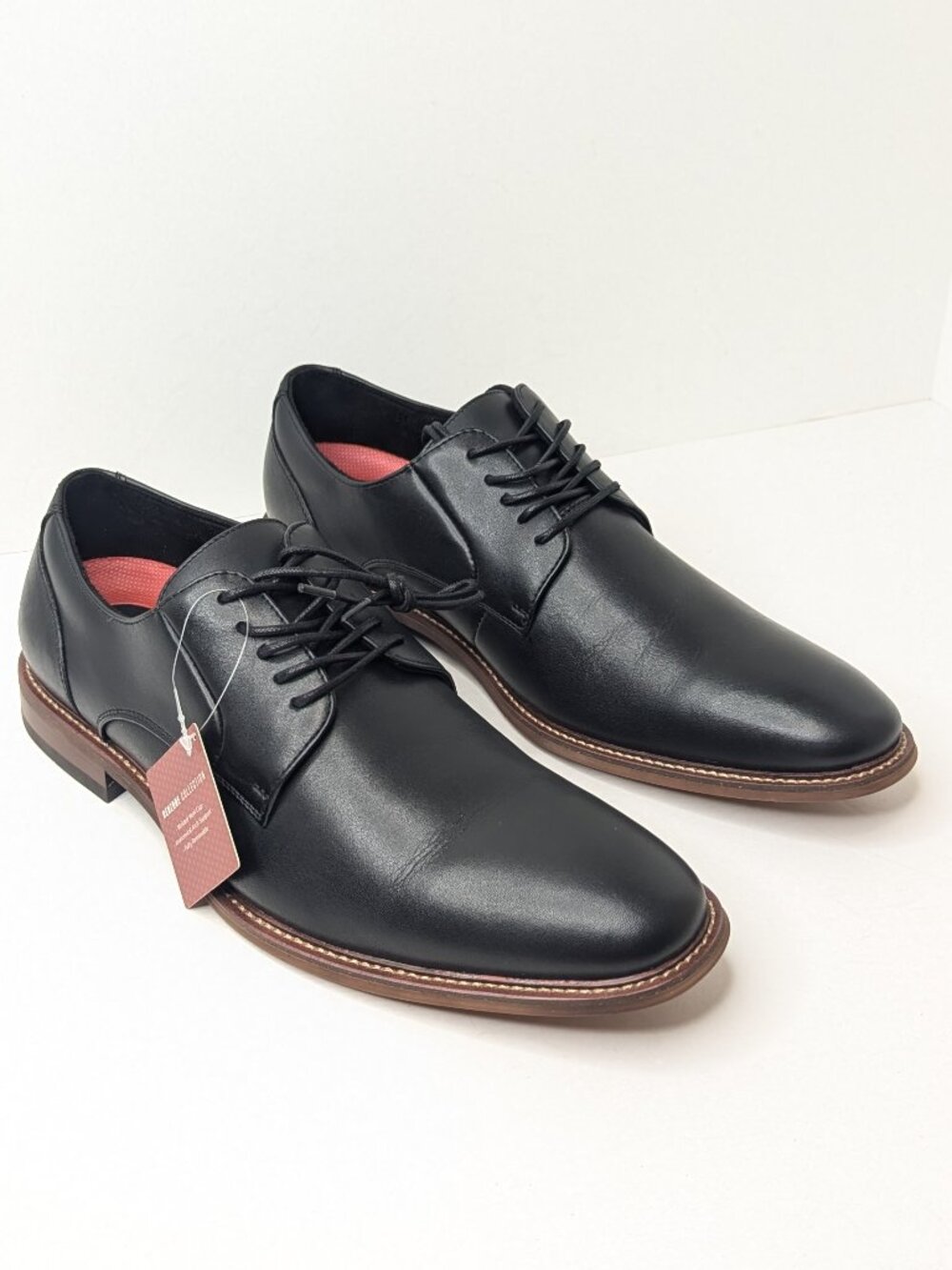 Stacy Adams Marlton Plain Toe Oxford Dress Shoes Black Leather Men's 10.5